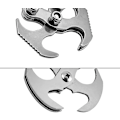 Miniatyrbillede 4 af 4: Rustfrit Stål Gravity Hook til Multifunktionel Overlevelse Magnetisk Foldbar Grappling Hook