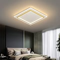 Pikkukuva 2 / 5: LED-kattovalaisin 45 cm, himmennettävä, neliömäinen muotoilu, akryyli