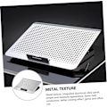 Miniatyrbild 7 av 8: Datorställ för bärbar dator Aluminium Notebook Kylare Kylplatta Laptop Tillbehör för Användare