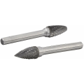 Miniatyrbild 1 av 4: Tungstenstålfräsar Slipfräs 6mm Skaft 10mm Huvud Rotationsfrässet