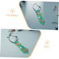 Miniatyrbilde 3 av 8: 5 stk. Jule slips Gutter Jule Sløyfe Snøfnugg Slips