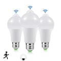 Miniatyrbillede 1 af 5: 4 stk. 9W E27 LED Natlampe Pære Bevægelsessensor