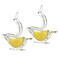Miniatyrbillede 1 af 3: Citronpresser Klip Akryl Manuel Citronbådspresser Praktisk Transparent Frugtpresser Til Hjemmet 2pcs