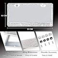 Miniatyrbild 2 av 5: 2-pack Bling Bling Bilskyltaramar för Kvinnor