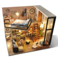 Miniatyrbillede 1 af 5: DIY Miniature Hus Legetøj Håndsamlet Model Børnegave