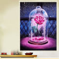 Miniatyrbillede 3 af 5: 5D DIY Diamantmaleri Rose Ur