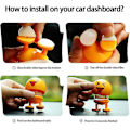 Miniatyrbillede 4 af 4: 8 stk. Søde Emoji Bobble Head Dukker - Sjove Smiley Springs Dansende Legetøj Til Bil Instrumentbræt Pynt