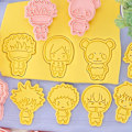 Miniatyrbillede 3 af 5: Jujutsu Kaisen Kageforme til Cookies, Kiksforme, Kagefondant, Bageværktøj, DIY Dessertform, 8 stk./sæt