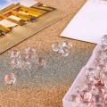 Miniatyrbillede 4 af 5: Rosaguld Kortnåle 100 stk. 1/3 Tomme Stor Størrelse Push Pins