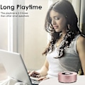 Miniatyrbilde 3 av 3: Rosegull Bluetooth-høyttaler Mini Speake1pcsrose Gull