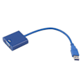 Miniatyrbillede 2 af 5: USB 3.0 til VGA Grafikkonverterkort Adapter 1080p