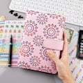 Miniatyrbillede 5 af 5: Budget Binder med Lynlåsekonvolutter, A6 Lommer Planlægger Kontanter Konvolutter Pink