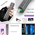 Pikkukuva 5 / 5: Uv365nm Ladattava, Ammattimainen Uv-Taskulamppu Mustalla Suodattimella Led Musta Valo Taskulamppu