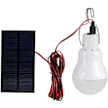 Miniatyrbilde 1 av 5: Solcelled LED-spotlys, bærbar LED-pære, solcellelampe med 0,8W solcellepanel for utendørs belysning
