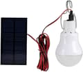 Solcellsdriven LED-spotlight, bärbar LED-lampa med 0,8W solpanel för utomhusbelysning