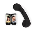Miniatyrbilde 5 av 5: Trådløs Bluetooth Retro Håndsett Med Volumkontroll Mikrofon For Iphone 8 7 Black