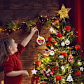 Miniatyrbillede 4 af 5: 50 stk. Julepynt til hjemmet - DIY Træskiver