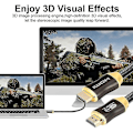 Pikkukuva 4 / 5: 8K HDMI-kaapeli 60Hz 4K 120Hz 48Gbps ARC HDR TV:lle