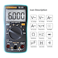 Miniatyrbild 2 av 5: Digital Multimeter RM102 101 Richmeters 409b