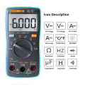 Miniatyrbillede 2 af 5: Digital Multimeter RM102 101 Richmeters 409b
