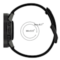Miniatyrbild 3 av 4: Sportarmband för Suunto Vertical/9 Peak Pro/9 Peak/5 Peak, 22mm Silikonarmband Black
