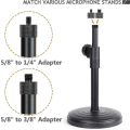 Miniatyrbild 3 av 5: Mikrofonstativsskruvadapter 5/8 till 1/4 och 5/8 till 3/8