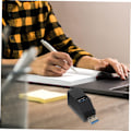 Pikkukuva 4 / 8: Kolminkertainen USB-porttikeskitinjakaja USB-sovitintelakkateline näppäimistölle Kannettava datakeskitin