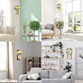 Miniatyrbillede 5 af 5: 2 stk Rustikke Vægsconces Mason Jar Sconces Håndlavet Væghængt Design Med Fjernbetjening LED Feelygter Og Hvid Peon