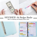 Miniatyrbillede 3 af 5: A6 PU Læder Planner Budget Binder Notesbog Kontant Kuvert System Sæt E