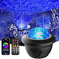 Miniatyrbillede 1 af 5: LED Stjerne Galaxy Projektor Bluetooth Højttaler Natlys