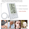 Miniatyrbillede 4 af 5: Thermohygrometer LCD Digital Termometer Hygrometer Indendørs og Udendørs Thermohygrometer