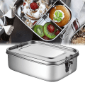 Miniatyrbillede 2 af 5: 1200ml Rustfrit Stål Madkasse Bento Madopbevaring