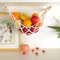 Miniatyrbild 2 av 5: Hängande Frukthamnäck för Kök Under Skåp Macrame Fruktkorg