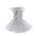 Miniatyrbillede 4 af 5: Piges Tulle Sæt Fancy Up Performance Kostume 7-8 Years