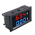 Miniatyrbilde 1 av 4: DC 100V 10A Voltmeter Amperemeter Dobbelt Digital Måler