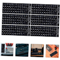 Miniatyrbillede 3 af 8: 10 stk. Computer Tastatur Klistermærke Thai Sprog Hvil Tastatur Skin Udskiftning