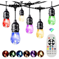 Miniatyrbilde 1 av 5: Globe-lysstreng 15m 15LEDer Utendørs RGB Fargeskiftende