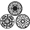 Miniatyrbillede 1 af 5: Silikon Underkop, Anti-Snavs, Blomstformet Multifunktionel Isolering, Blød Og Holdbar Anti-Skrid