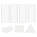 Miniatyrbillede 1 af 5: 7 stk. Ising Smoother Kage Skraber Sæt Frosting Spatel