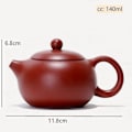 Miniatyrbillede 3 af 4: Håndlavet Yixing Lilla Ler Tekande Råmalm Dahongpao