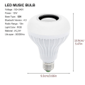 Pikkukuva 2 / 5: Bluetooth-valolamppukaiutin 12w Älykäs E27 E26 B22 Rgb Led