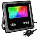 Miniatyrbild 3 av 5: RGBW App LED-belysning för utomhus 15W Bluetooth Smart Flood