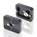 Miniatyrbild 1 av 5: Snabbkopplingsplatta i aluminiumlegering Snabbkopplingsplatteadapter 1 set - svart)