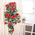 Miniatyrbillede 2 af 2: 2 stk. Rose Vine Kunstige Rose Blomster Vines 10 Hoveder