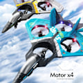 Miniatyrbild 4 av 5: RC Jet Fighter Stunt Flygplan Leksak Anti-fall Smart Elektrisk RC Flygplan Med LED Utomhusleksaker För Barn Elektrisk RC Blue
