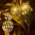 Miniatyrbilde 2 av 5: Ramadan Eid Lys LED Marokkanske Ballstrenglys 5m 40led