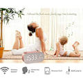 Miniatyrbild 5 av 5: Väckarklocka Bluetooth-högtalare Metall Bluetooth Dubbelhögtalare