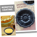 Miniatyrbilde 8 av 8: Silikon Gresskar Pannekakeform Mini Kakeform 4 Nonstick Riflet Kakeform