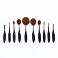 Miniatyrbillede 2 af 5: 10 stk. Tandbørsteformede Foundation Makeup Oval Pensler