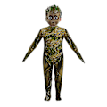 Miniatyrbillede 1 af 4: Jeg er Groot Performance Kostume Guardians Of The Character Tights Groot Bodysuit Med Maske Sæt Børn Unisex 5-6 Years